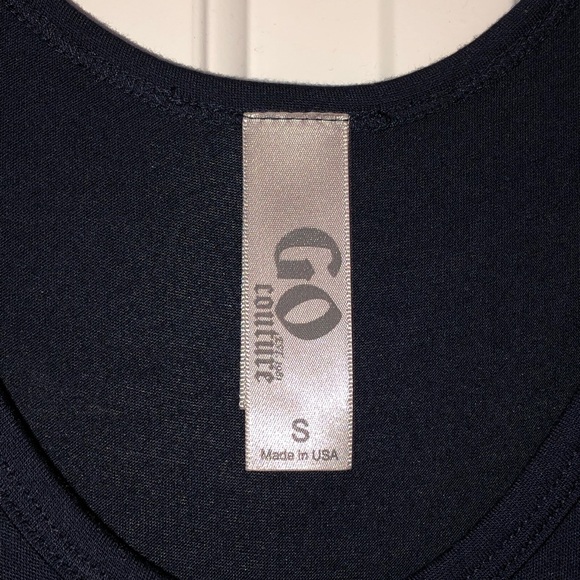 Navy and Orange Maxi Dress - Picture 6 of 6